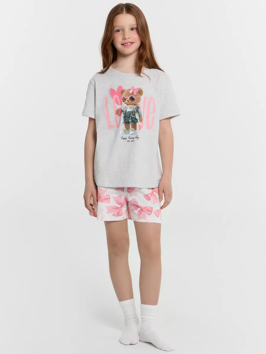 Изображение товара Пижама Mark Formelle для девочек из хлопка, 152 Изображение товара Пижама Mark Formelle для девочек из хлопка, 152