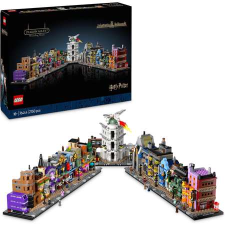 Конструктор LEGO Harry Potter Магазины Косого переулка блочный