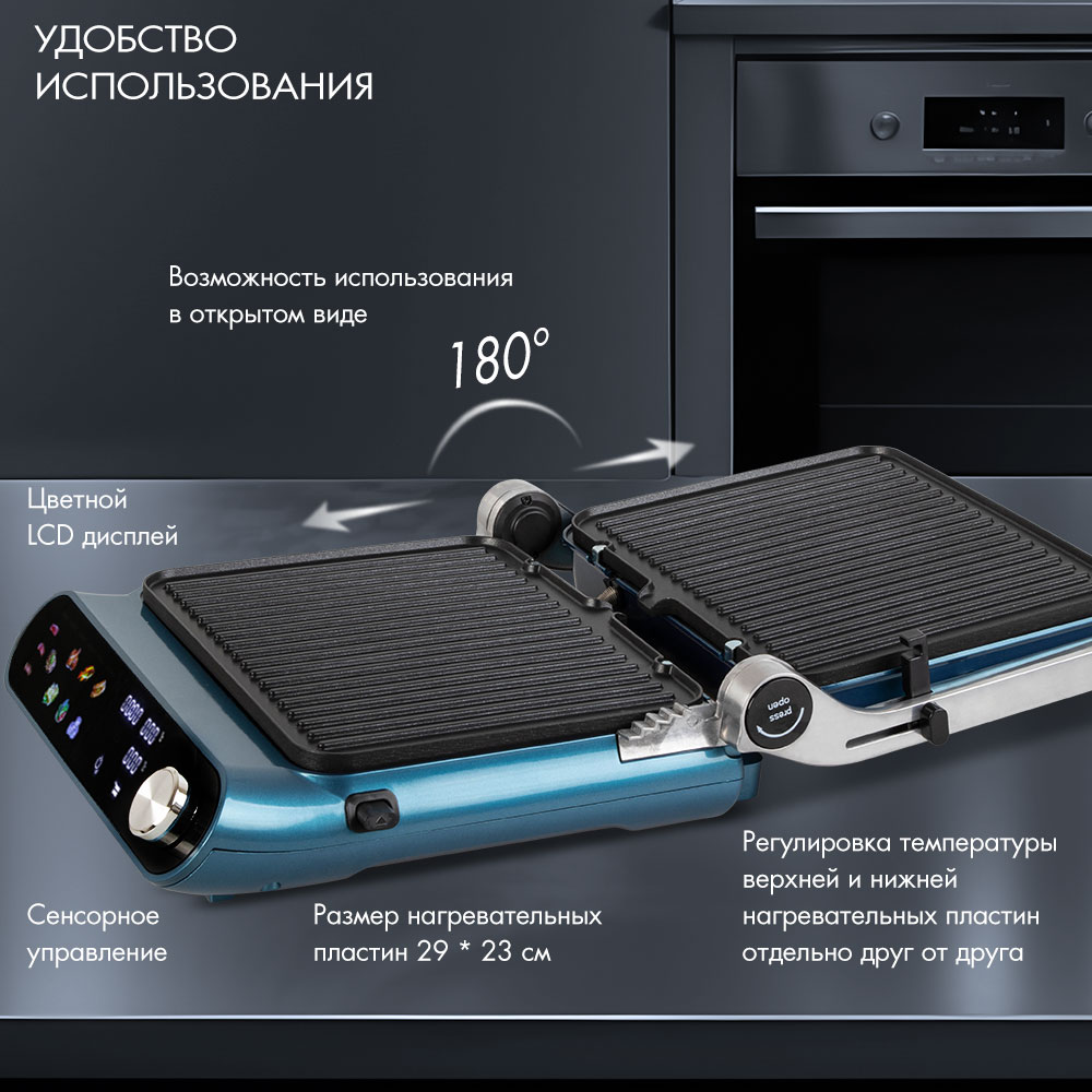 Электрический пресс-гриль ENDEVER ENDEVER GRILLMASTER-255 - фото 3