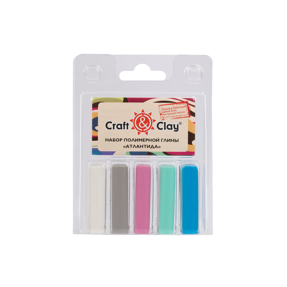 Глина Craft and Clay 5 цв. - фото 1