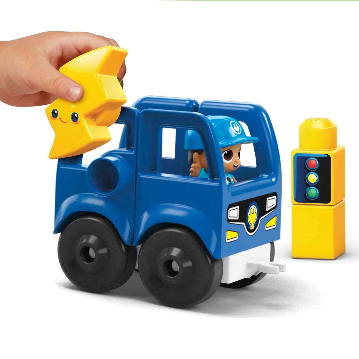 Конструктор Mega Bloks Green Town Charge and Go Bus блочный - фото 4