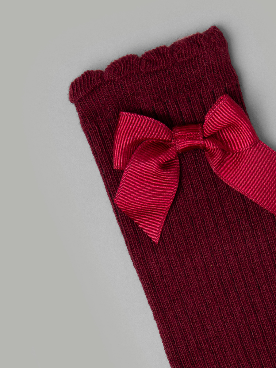 Гольфы 2 пары ALEX YVN BG-1507-2-беж-бордовые - фото 13