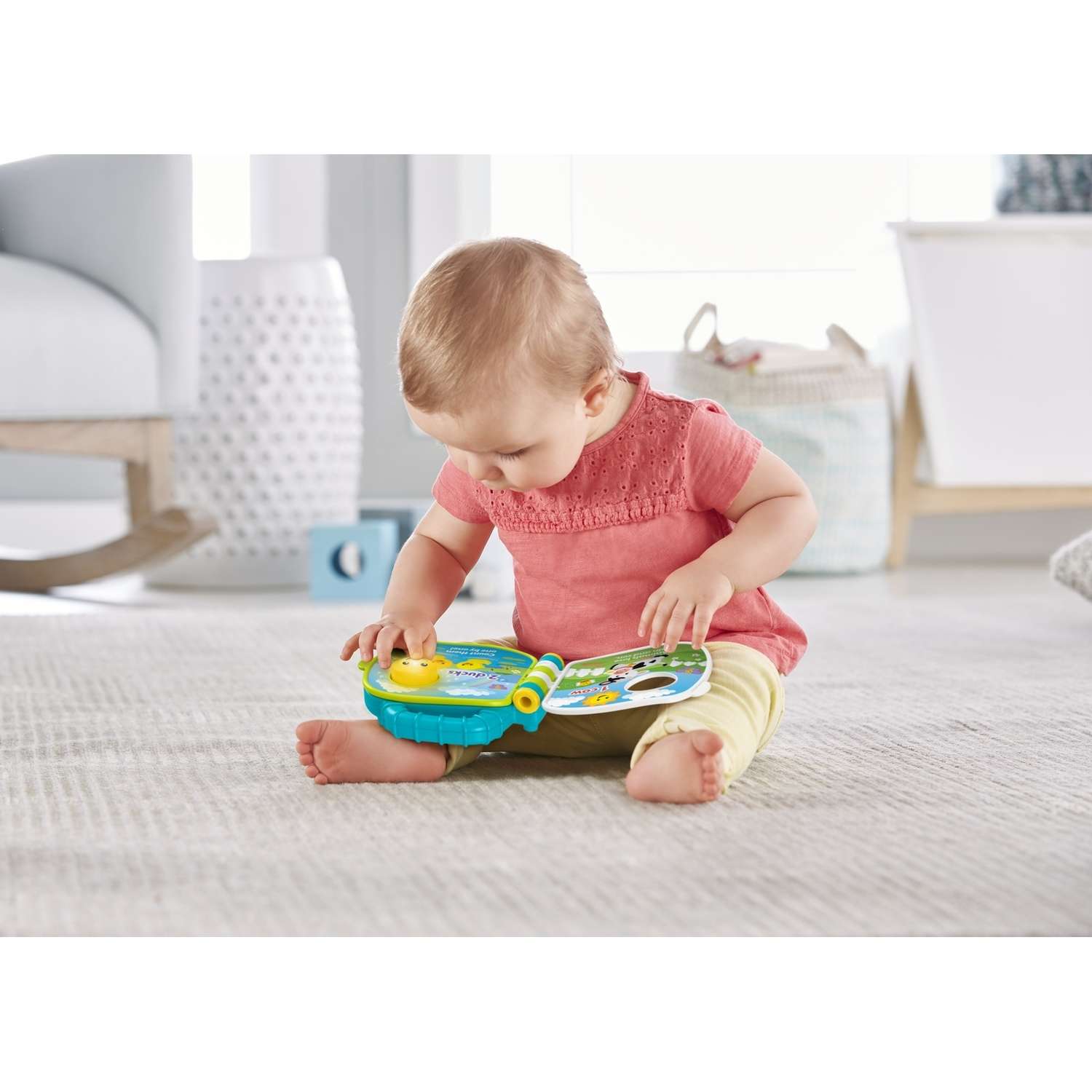 Игрушка Fisher Price Laugh and Learn Книжка-считалочка Друзья на ферме GFP38 - фото 6