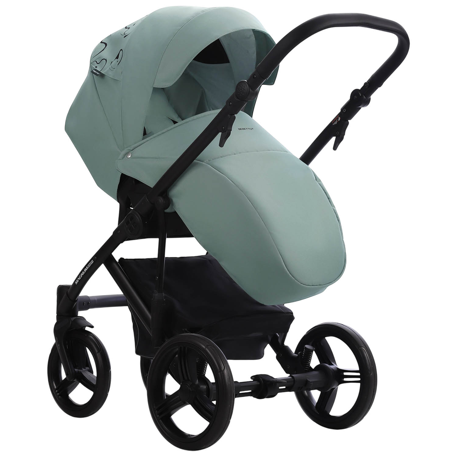 Коляска 2в1 Bebetto Magnum Light SE зеленый - фото 11