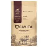 Корм для собак малых пород SAVITA Grain free adult mini Wild Boar беззерновой с мясом дикого кабана 1кг