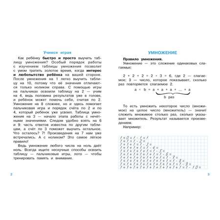 Книга СТРЕКОЗА Учим таблицу умножения для начальной школы