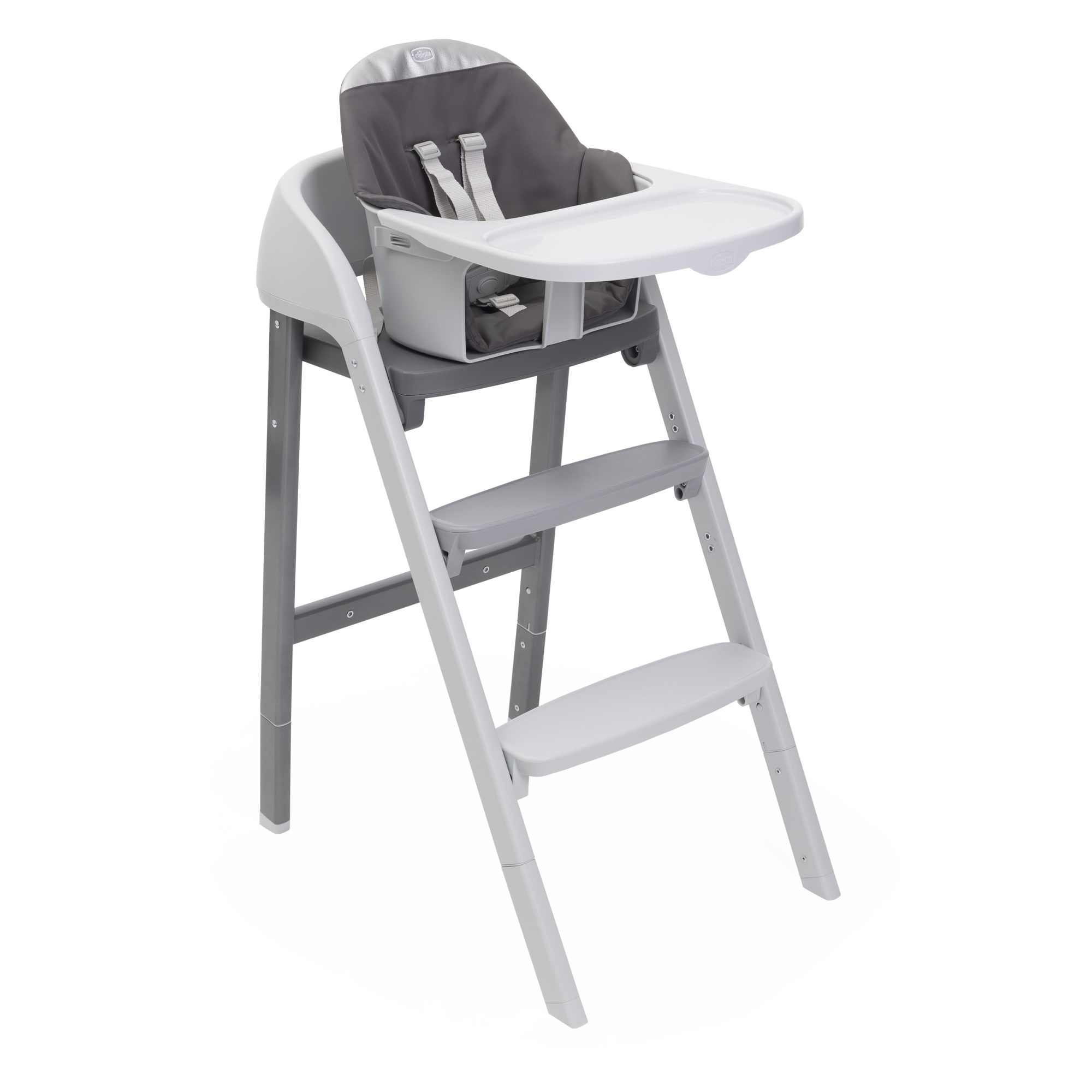 Стульчик для кормления Chicco серый - фото 5