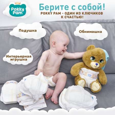Игрушка мягкая Pokky Pam мишка 25 см