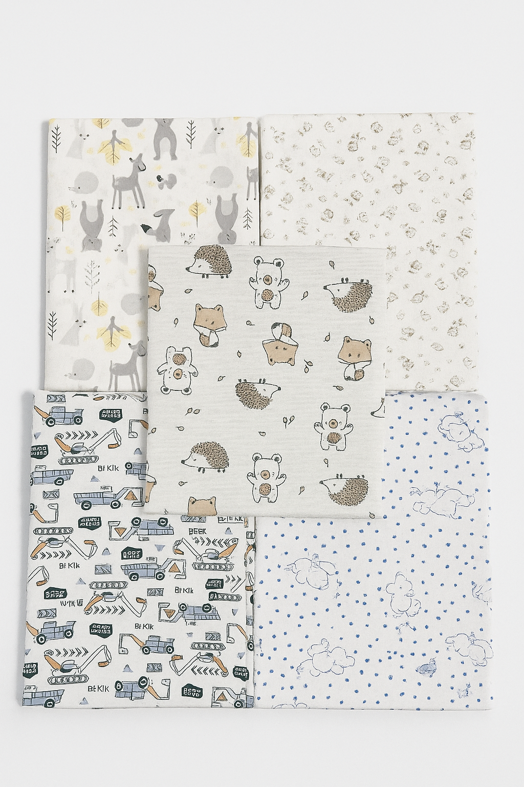 Пелёнка Софьюшка трикотаж 100х100 см 5 шт. - фото 2