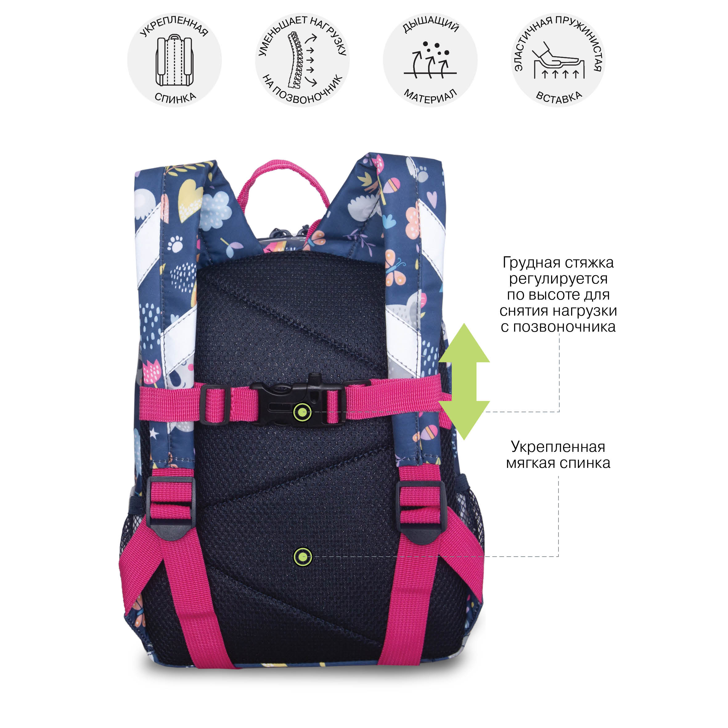 Рюкзак дошкольный Grizzly Паны - фото 9