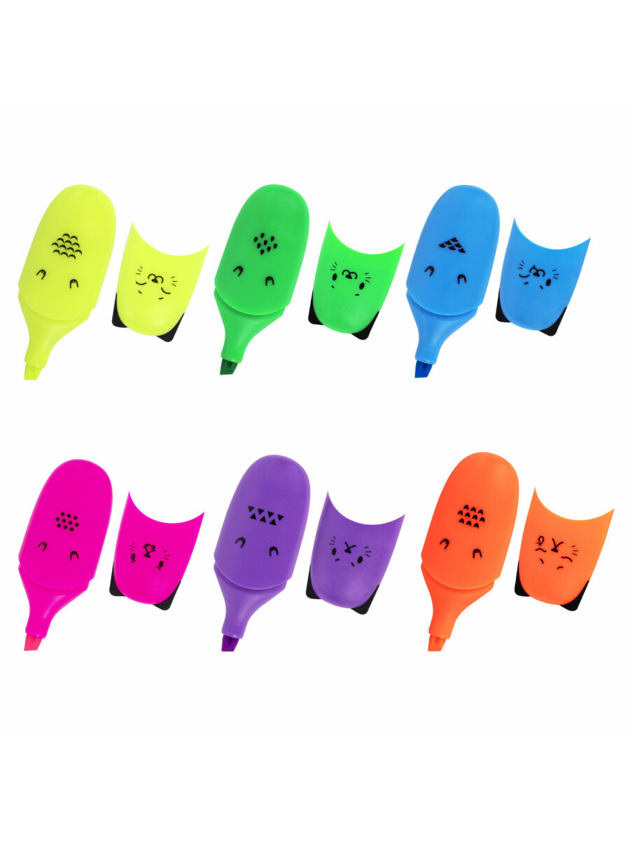 Текстовыделители Brauberg 6 цв. - фото 8