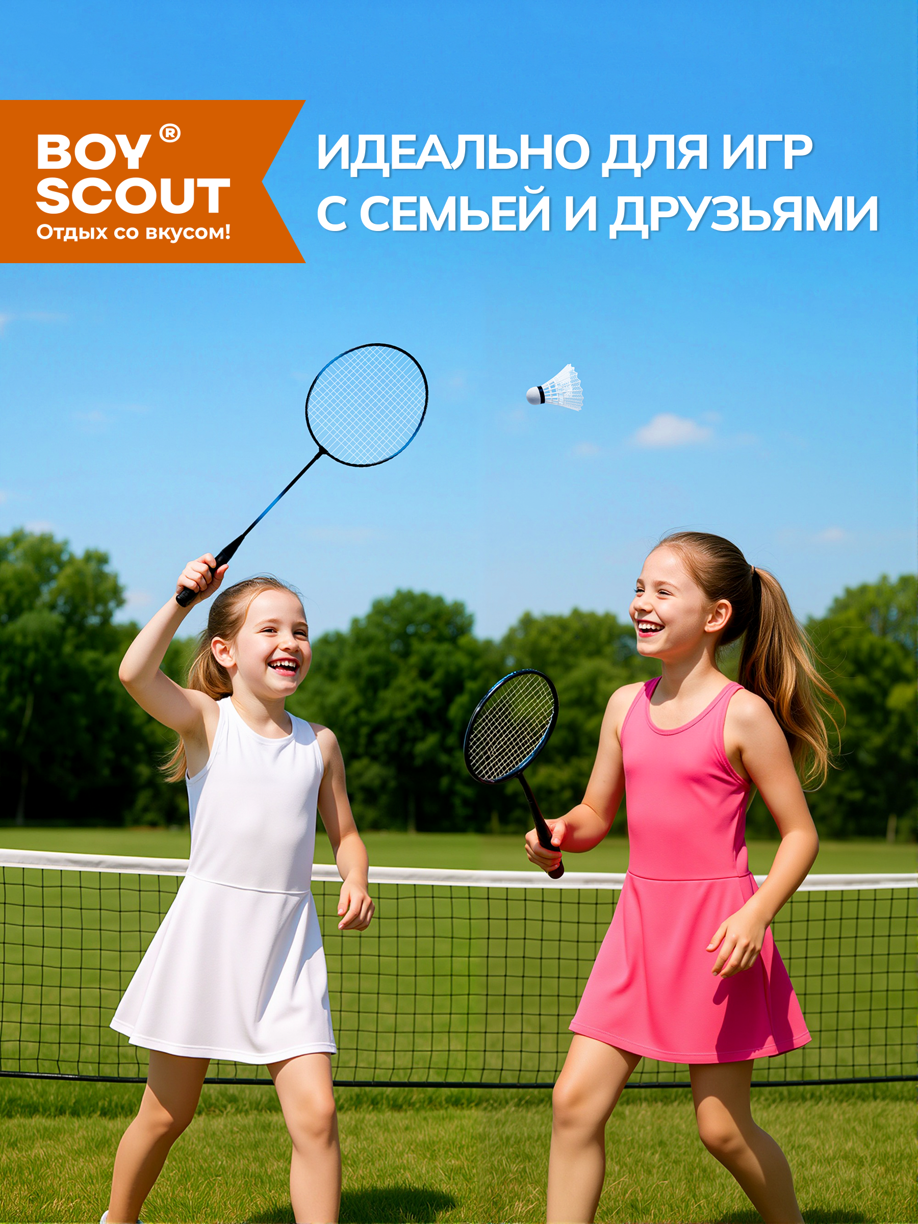 Ракетки BoyScout Бадминтон - фото 2