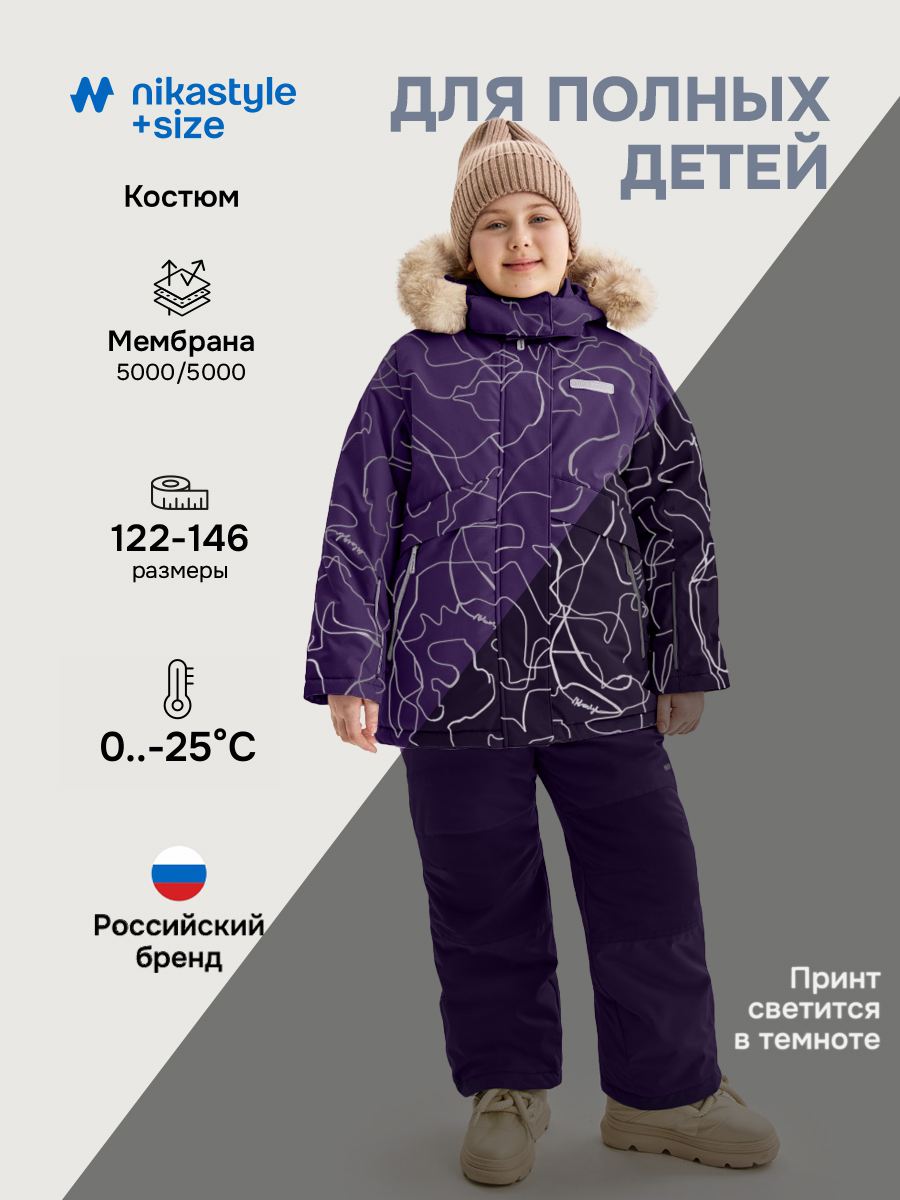 Комплект NIKASTYLE +7з5625 фиолет - фото 2