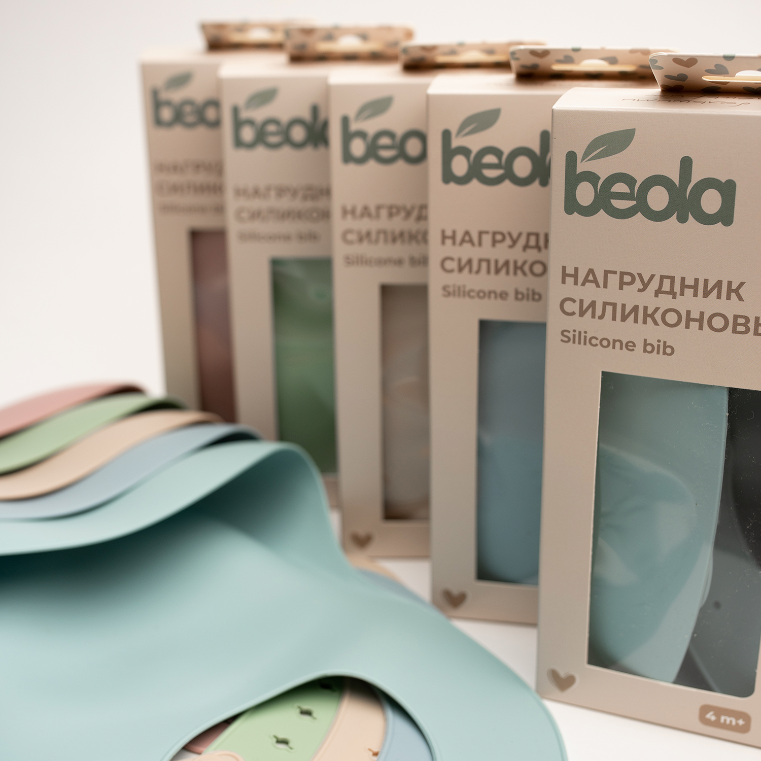 Нагрудник Beola Baby силикон - фото 10