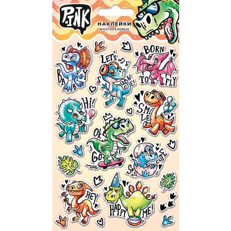 Наклейки PRIORITY Динозаврики