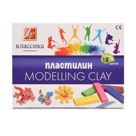 Пластилин Луч 18 цв.