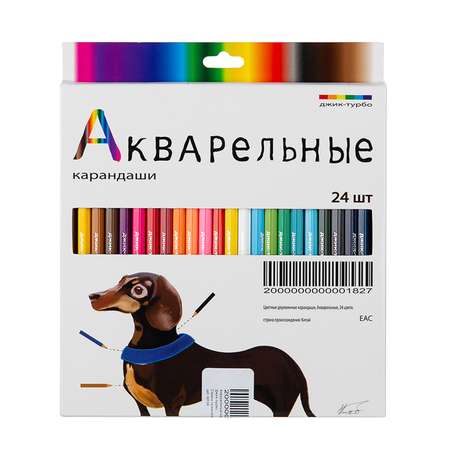 Карандаши цветные Джик-Турбо 24 шт.