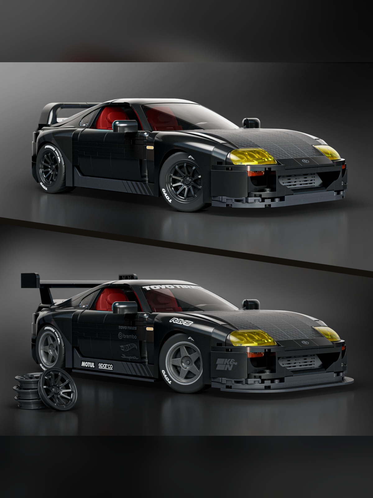 Конструктор Brick Shop TOYOTA SUPRA BRICK SHOP 824 дет. - фото 4