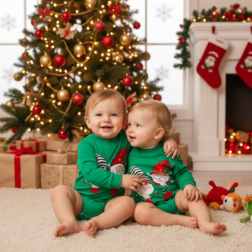 Боди Утенок ПК-1511 зеленый гномы - фото 3