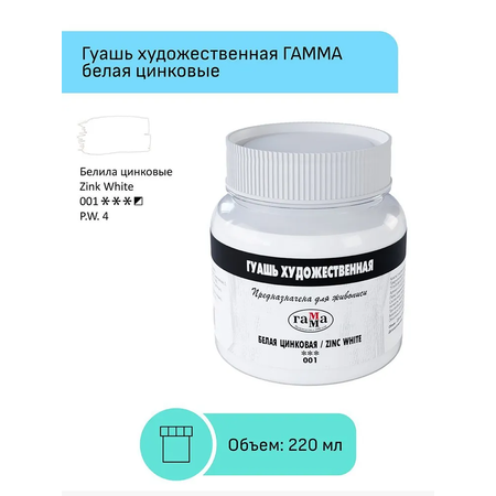 Краски гуашь Gamma_ 1 цв.