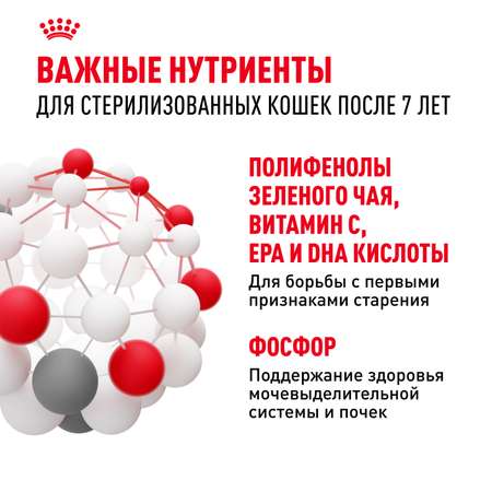 Корм сухой для кошек ROYAL CANIN Sterilised 3.5кг пожилых стерилизованных