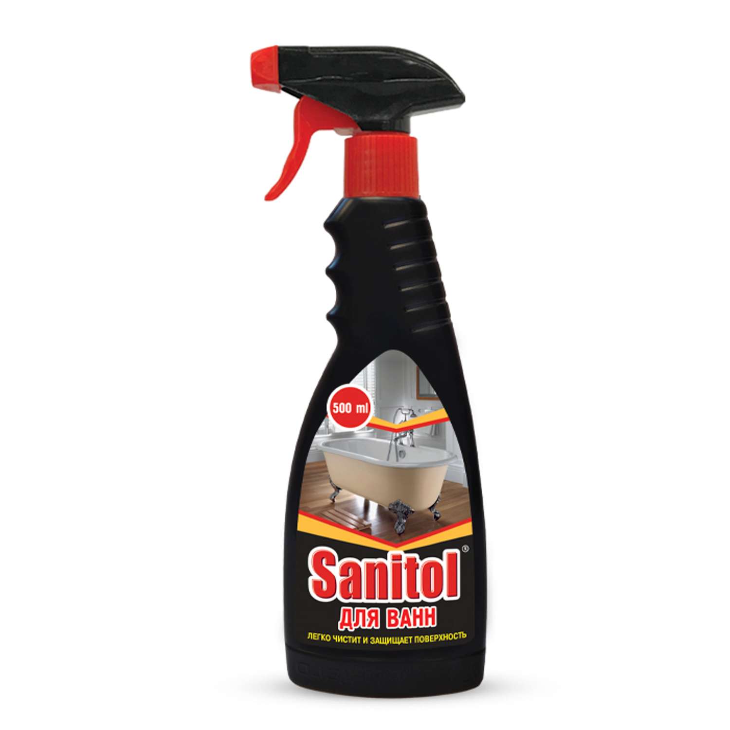Средство для чистки ванн Sanitol с распылителем 500мл - фото 1