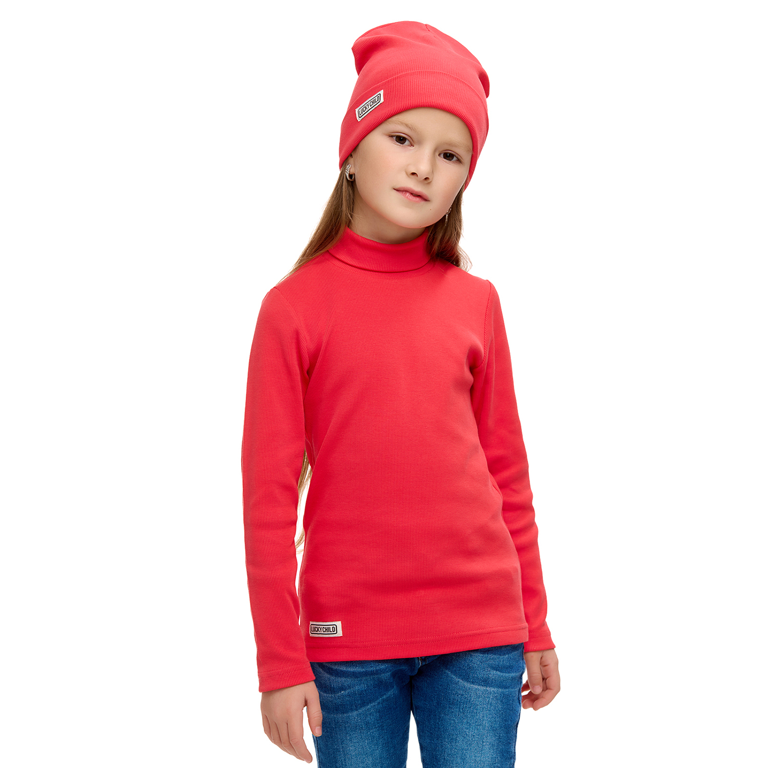 Водолазка Lucky Child 77-11/коралловый/0-2 - фото 12