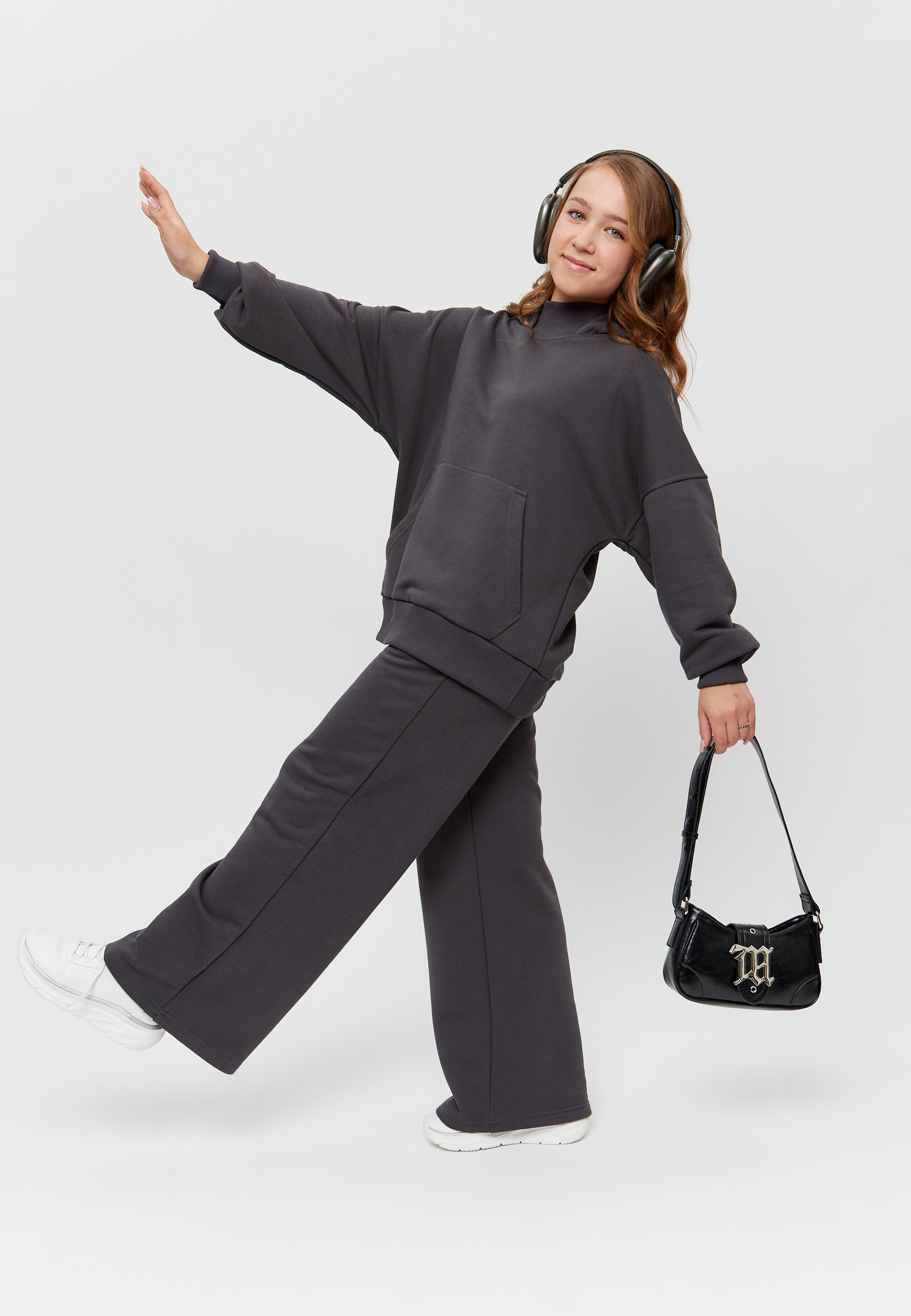 Худи Stylish AMADEO AFJ-4222-серый - фото 5