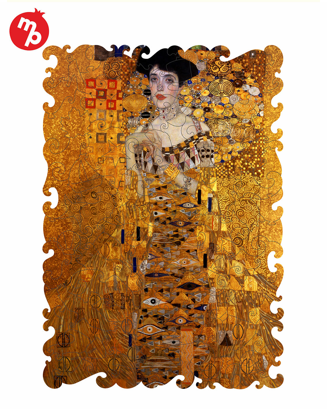 Пазл 1TOY Густав Климт. Портрет Адели деревянный - фото 7