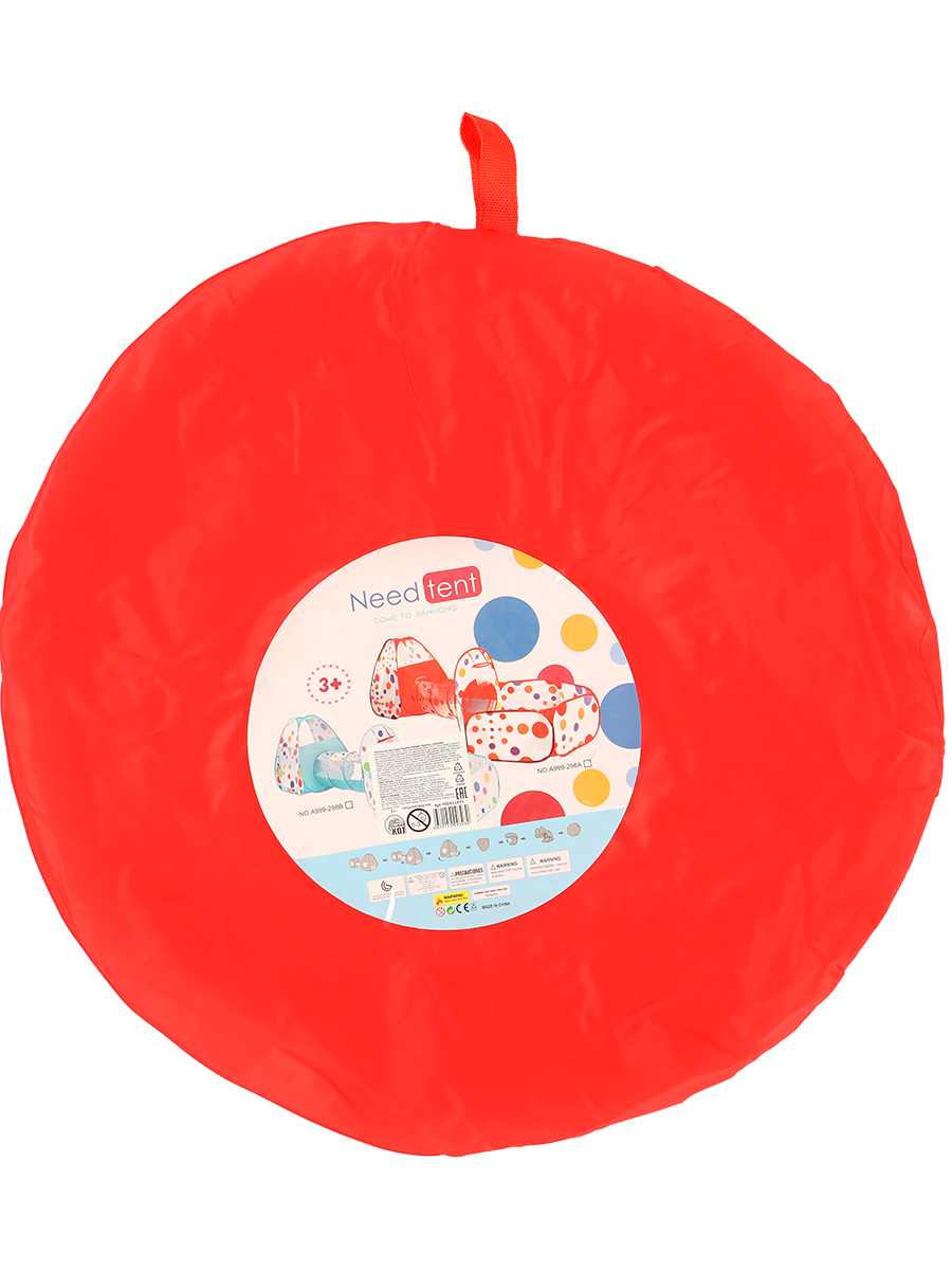 Палатка игровая Рыжий кот С туннелем / 290х120х96см / Арт. YS0411891 - фото 10