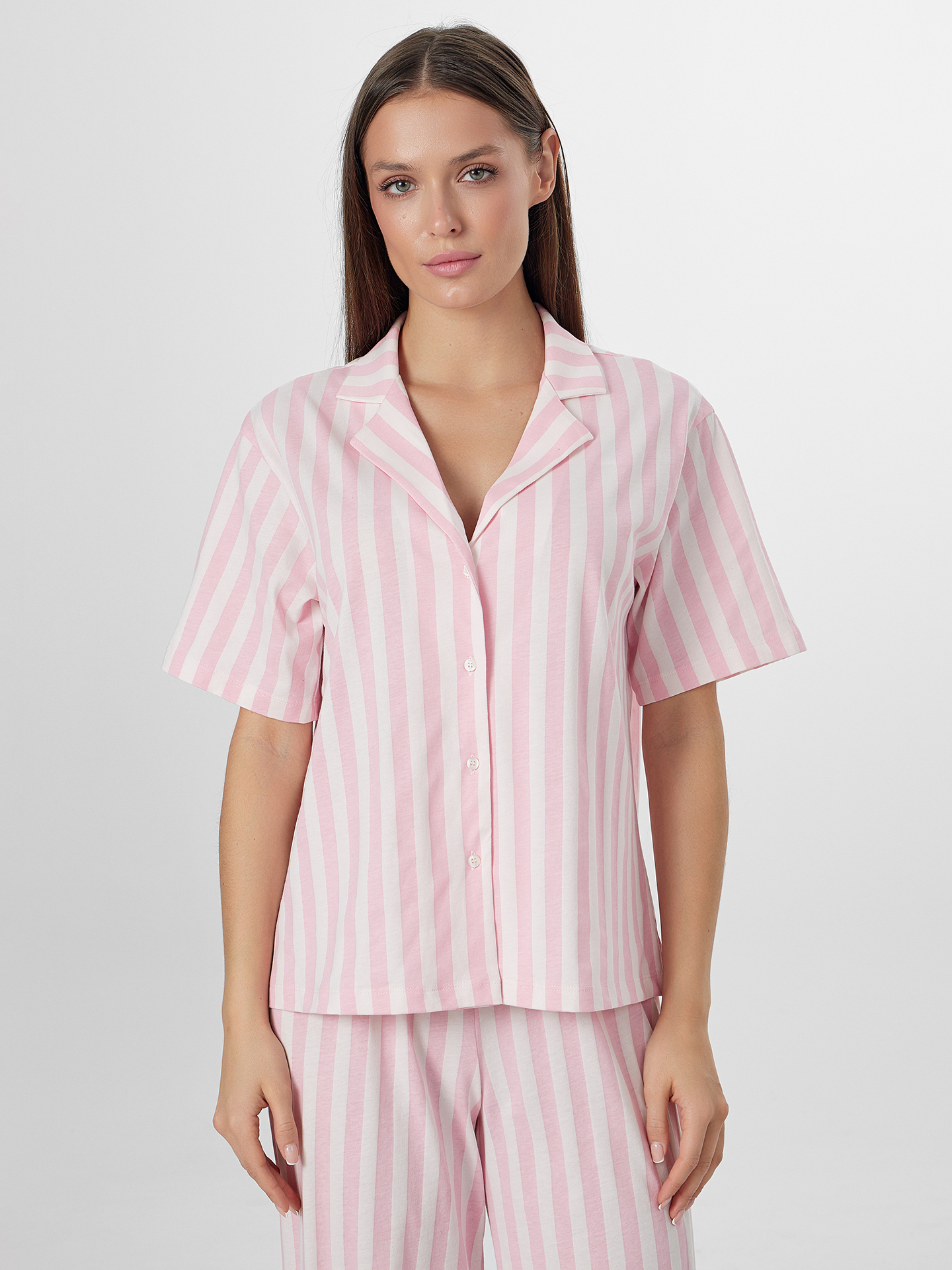 Пижама Mark Formelle (Марк Формэль) 592554/розовая полоска - фото 6