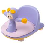 Сиденье LaLa-Kids для купания с мягким ковриком Летчик сиреневое