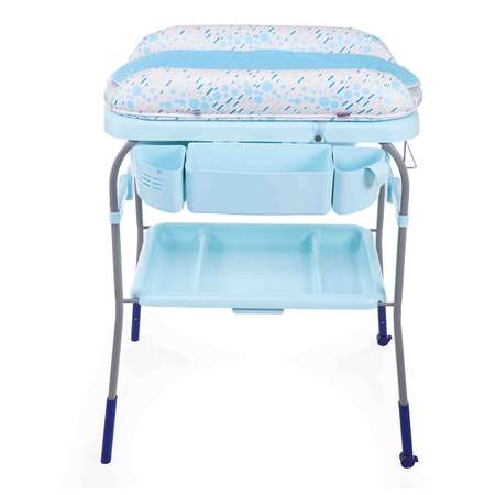 Столик пеленальный Chicco Cuddle and Bubble Comfort Ocean с ванночкой 05079348860000