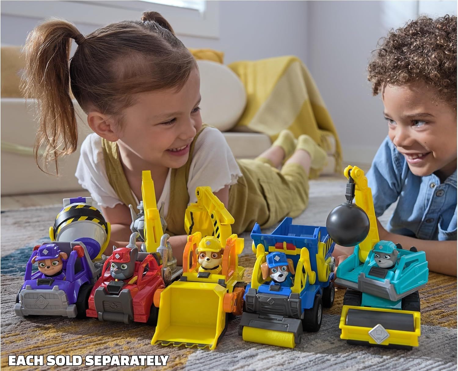 Бульдозер Paw Patrol Реббл базовый транспорт 6069659 - фото 9