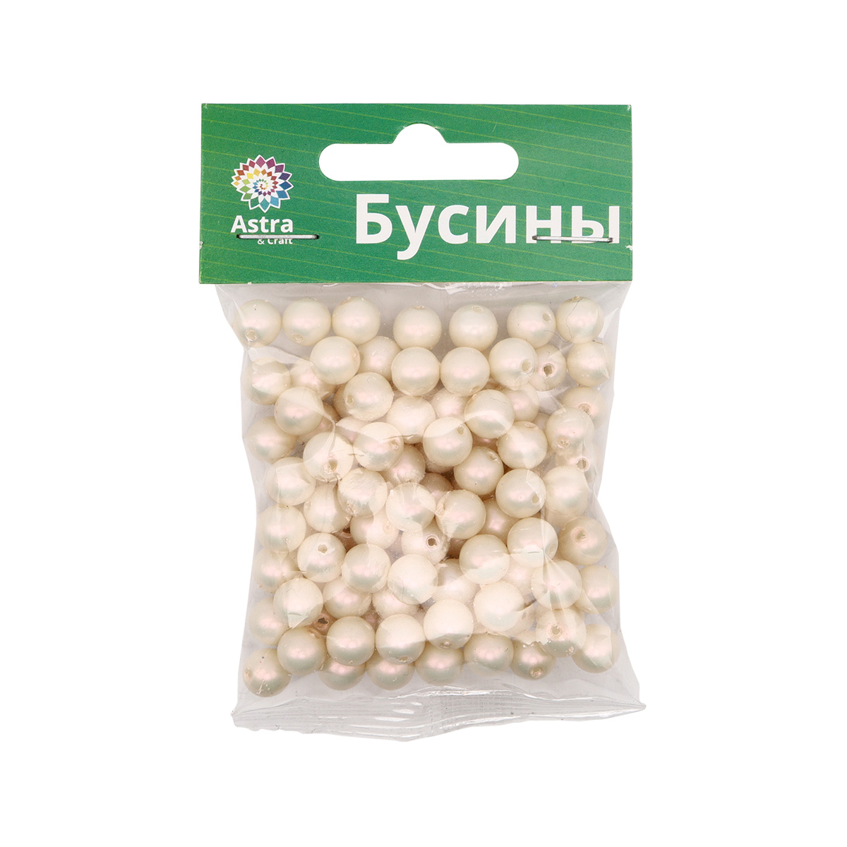Набор для творчества Astra Craft бусины жемчуг 8 мм 25г круглые - фото 6