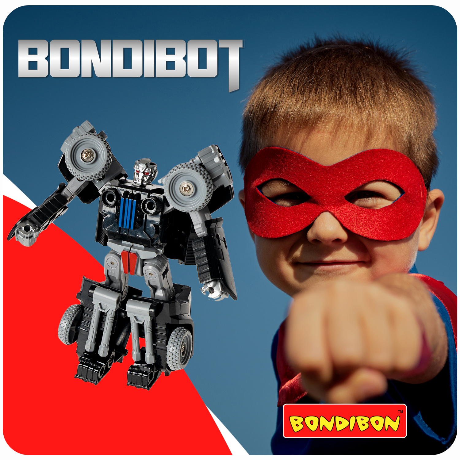 Фигурка Bondibon трансформер Робот Машина 2в1 - фото 11