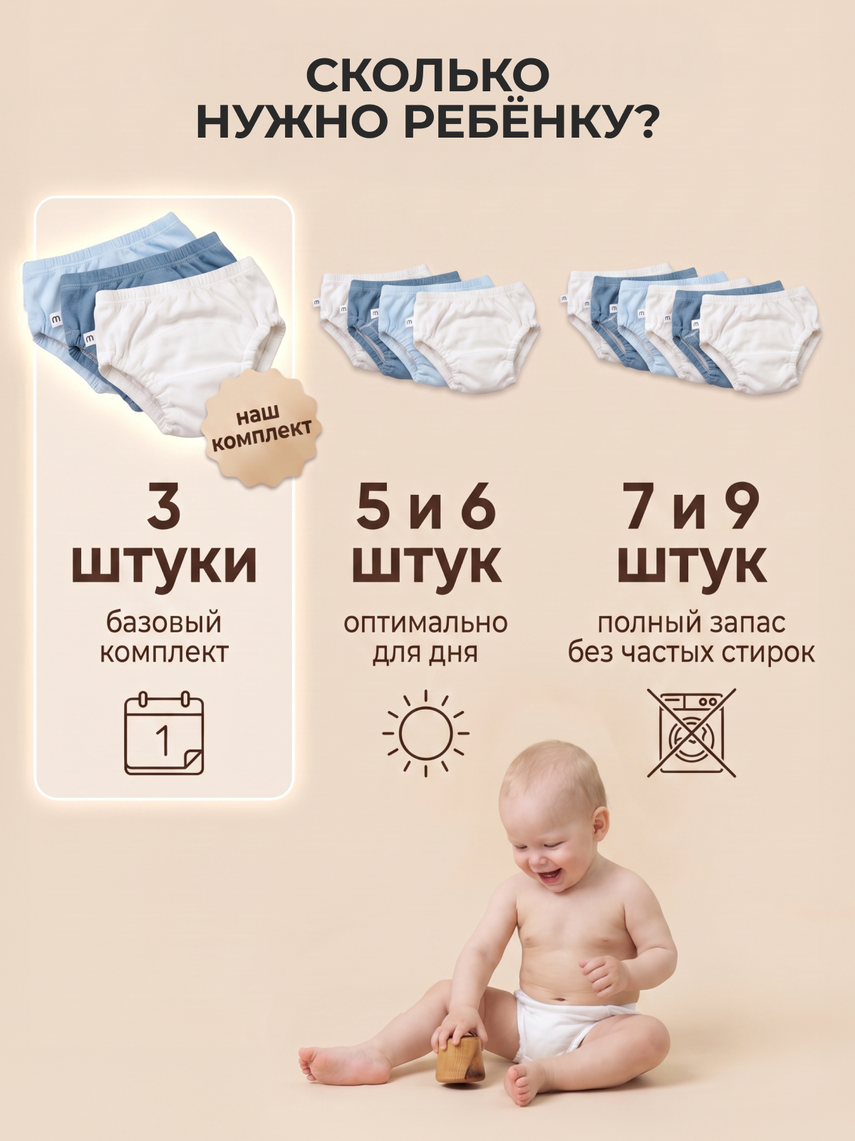 Многоразовые трусики Mamagoods L - фото 8