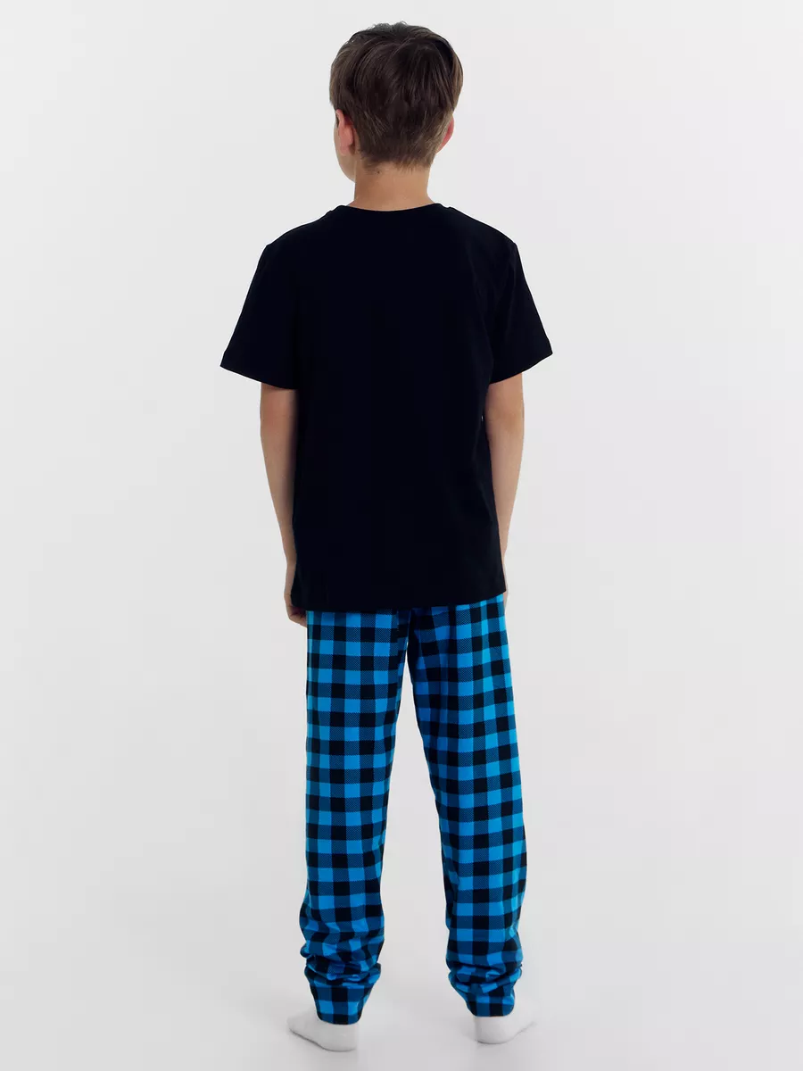 Пижама Mark Formelle (Марк Формэль) 563321/черный +черная клетка - фото 6