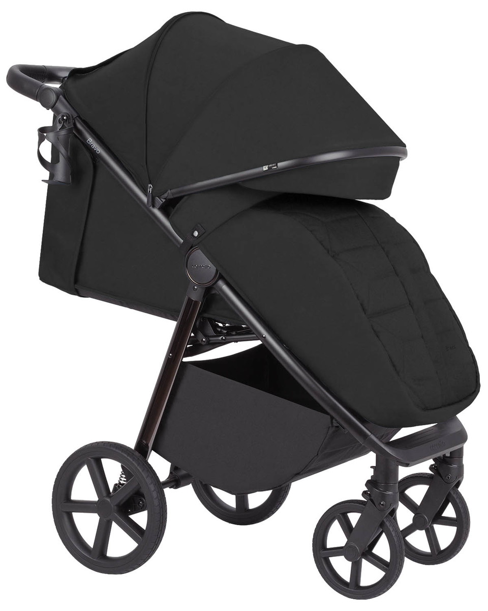 Коляска прогулочная Carrello Bravo Plus CRL-5515 черный - фото 2