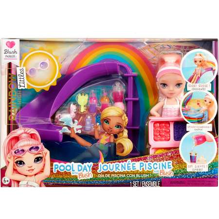 Кукла мини Rainbow High Little Pool Day w/Blush Pl