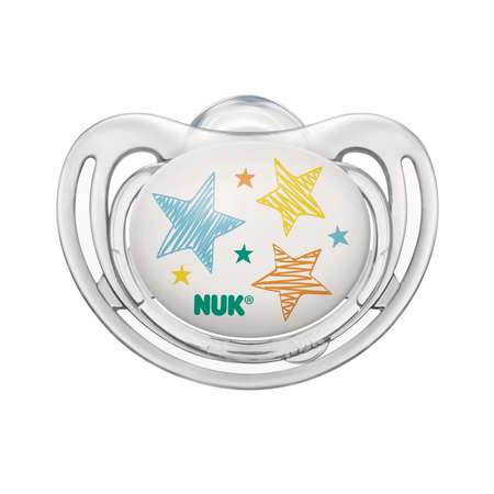 Пустышка Nuk ортодонтическая от 6 мес. в ассортименте