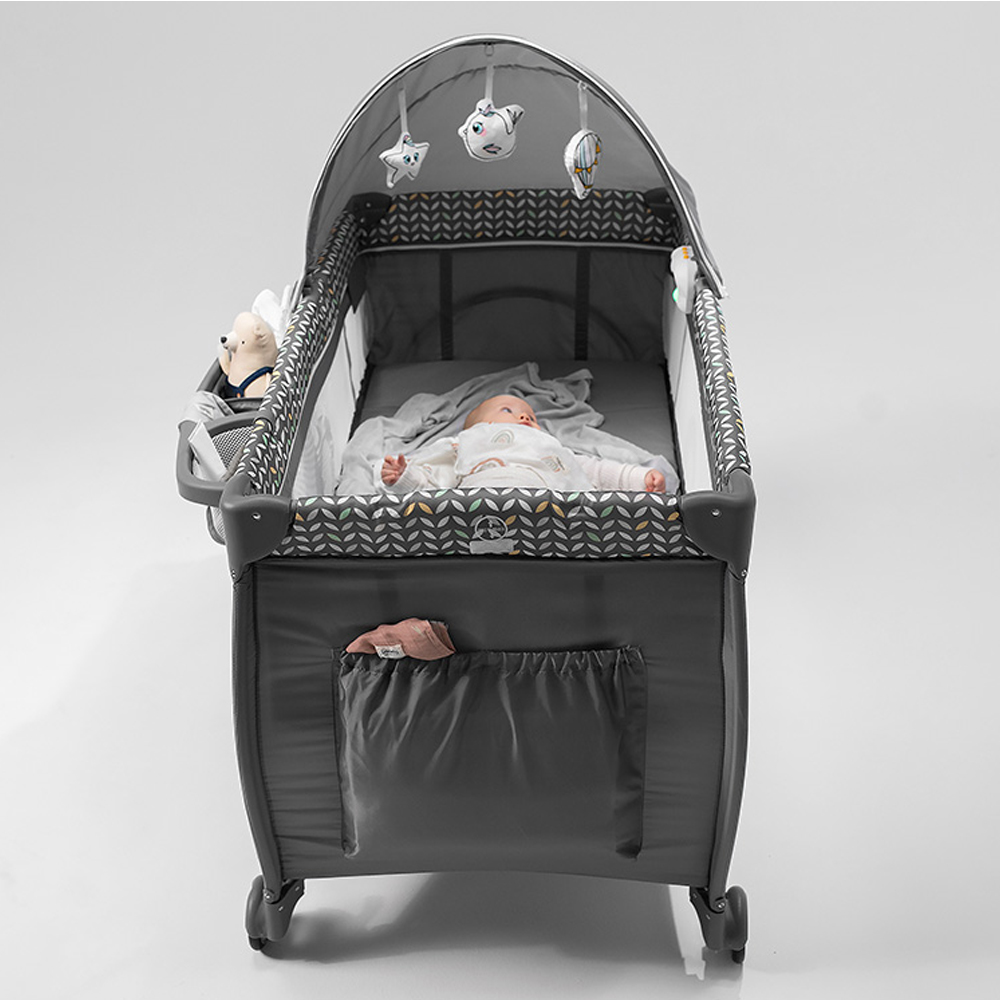 Кровать манеж Lionelo Sven Plus Grey Scandi LO-SVEN PLUS GREY SCANDI - фото 10