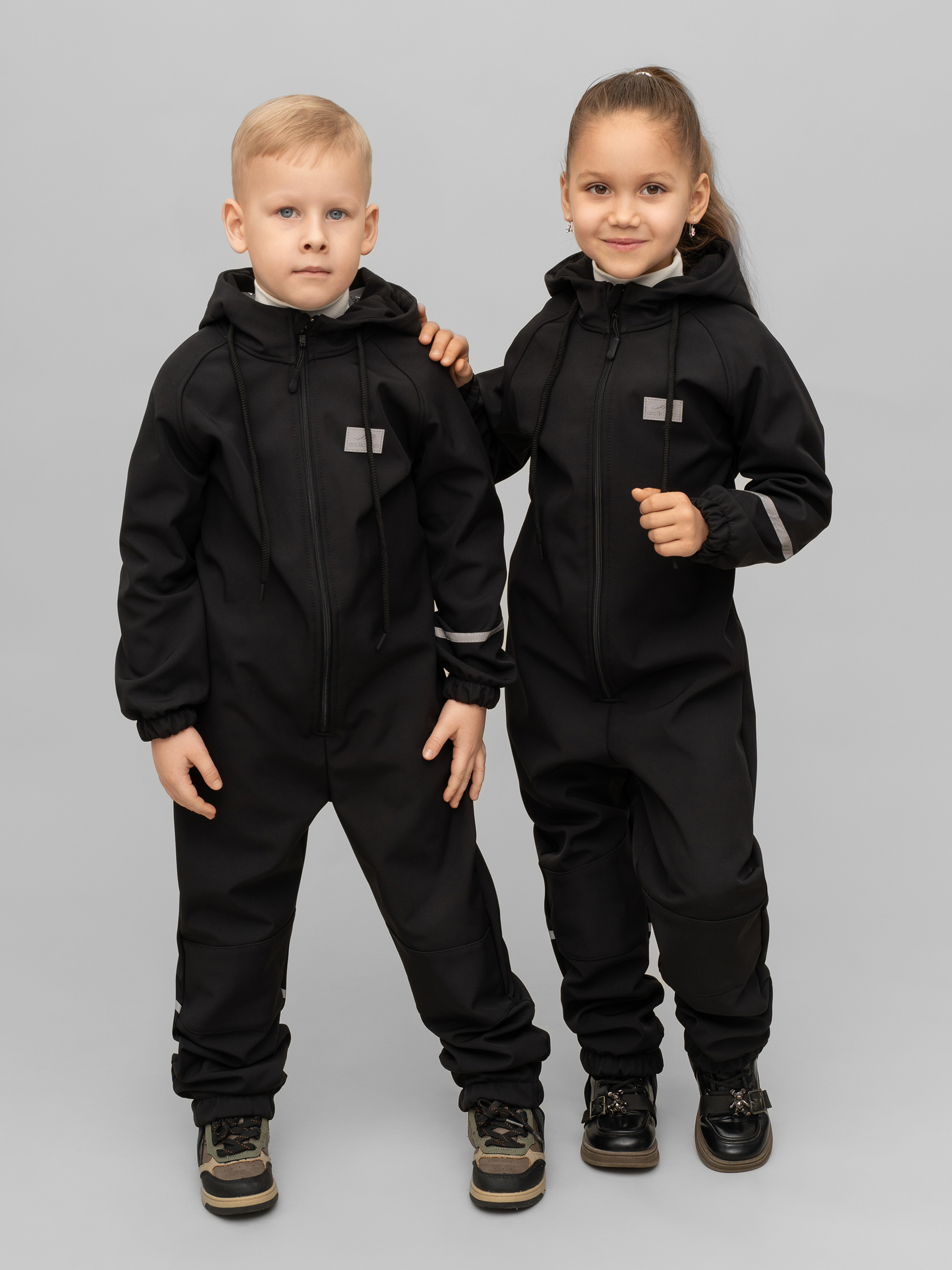 Комбинезон Arctic kids 30-043 черный - фото 16