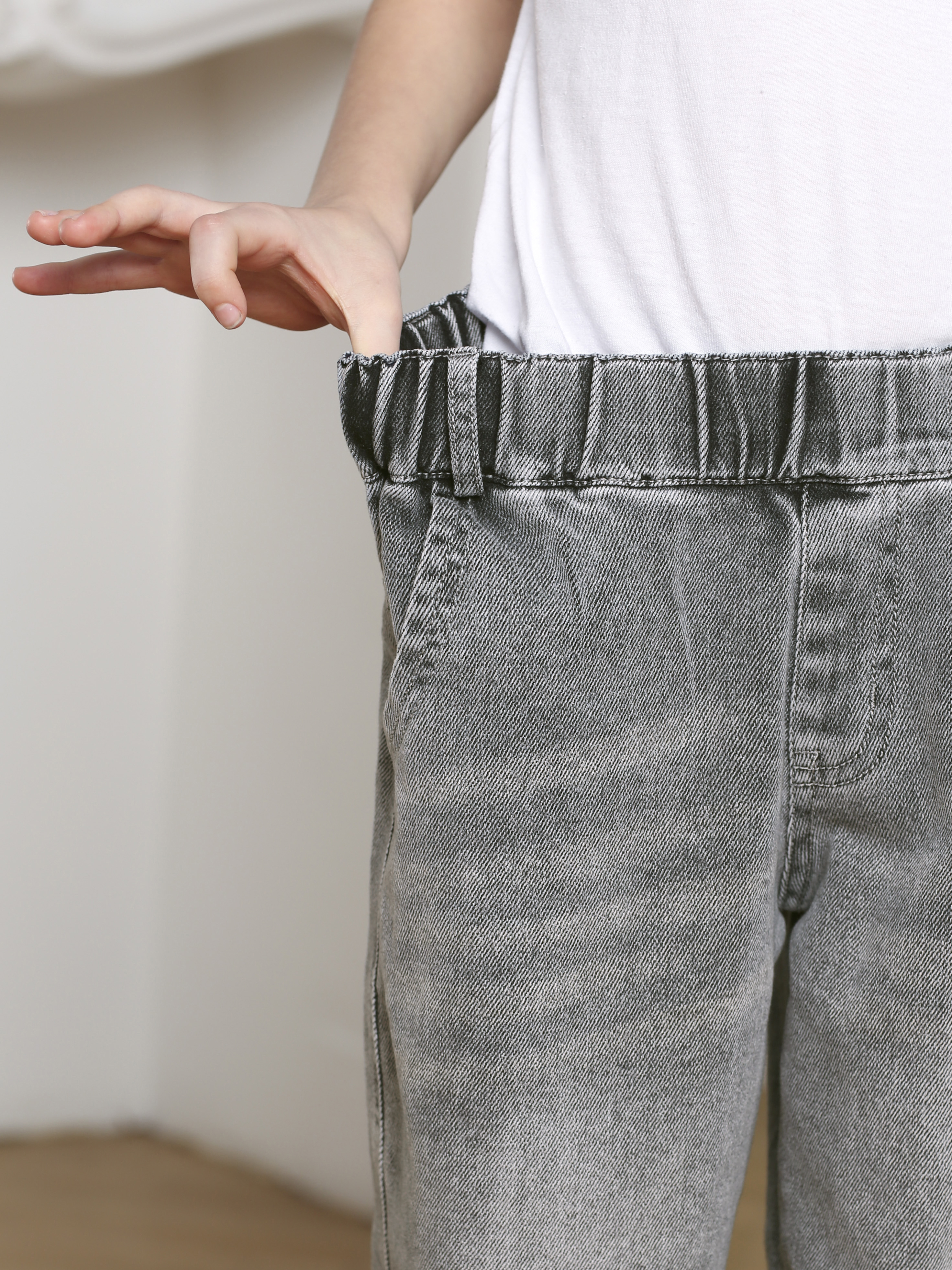 Джинсы-бананы СИНИЙ МИР R139B-IL - фото 11