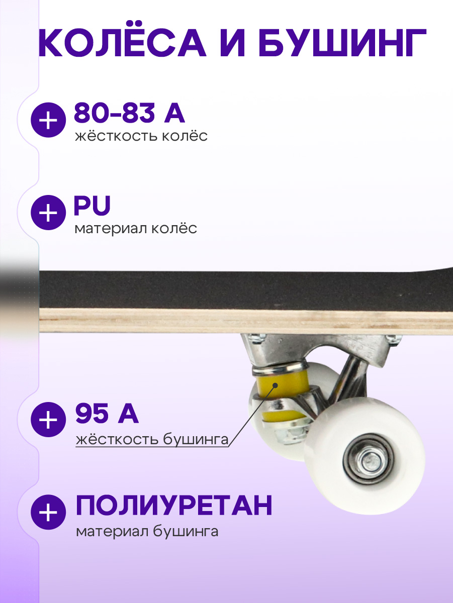 Скейтборд U-TURN 79 см - фото 3