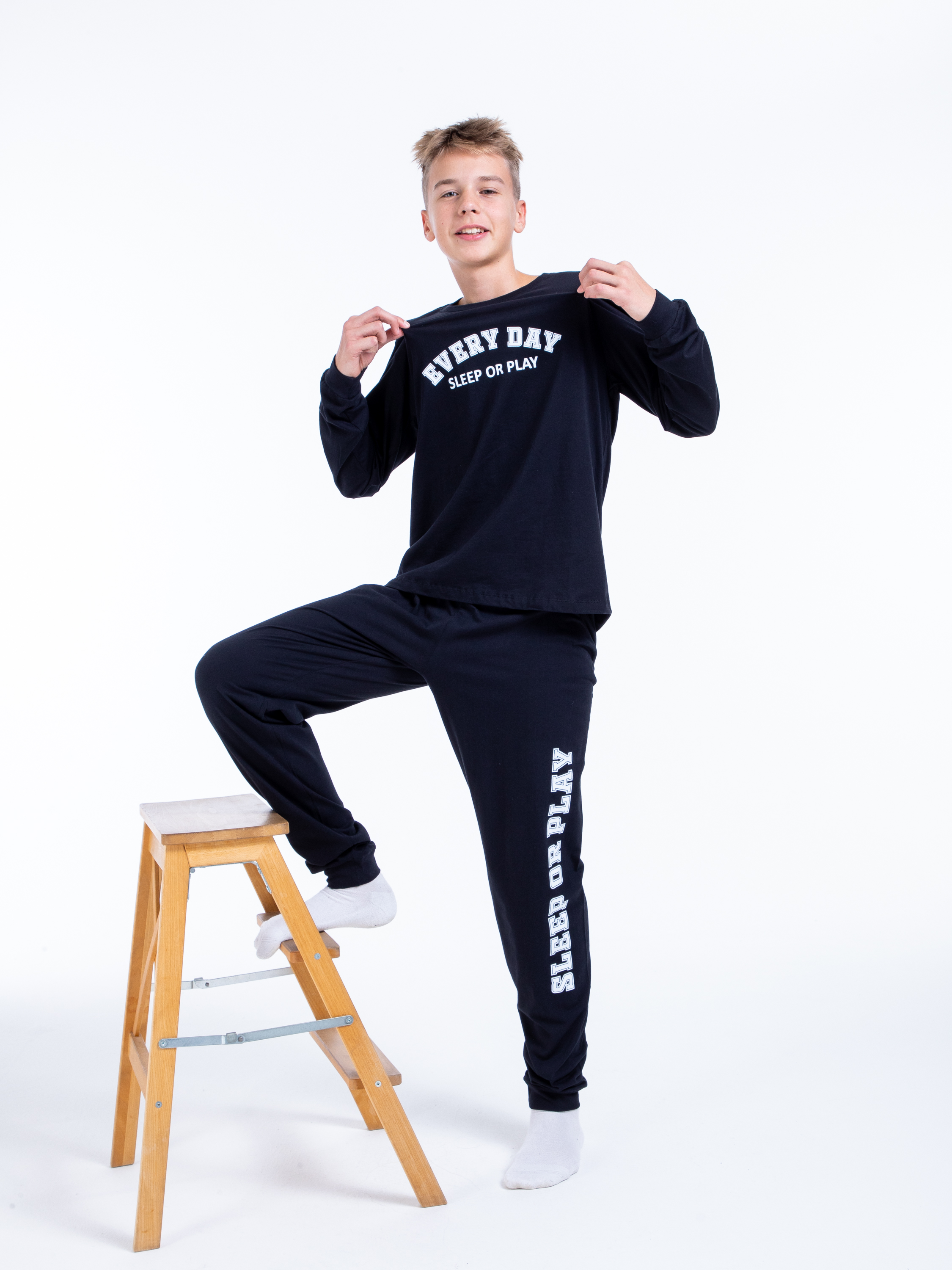 Пижама Lets Go 92268-черный - фото 6