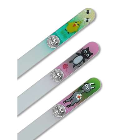 Маникюрный набор BOHEMIA Czech Glass Nail Files 3 предм.