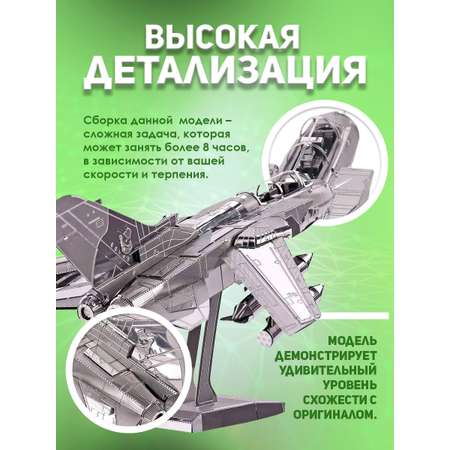 Конструктор piececool TORNADO FIGHTER JETS металлический