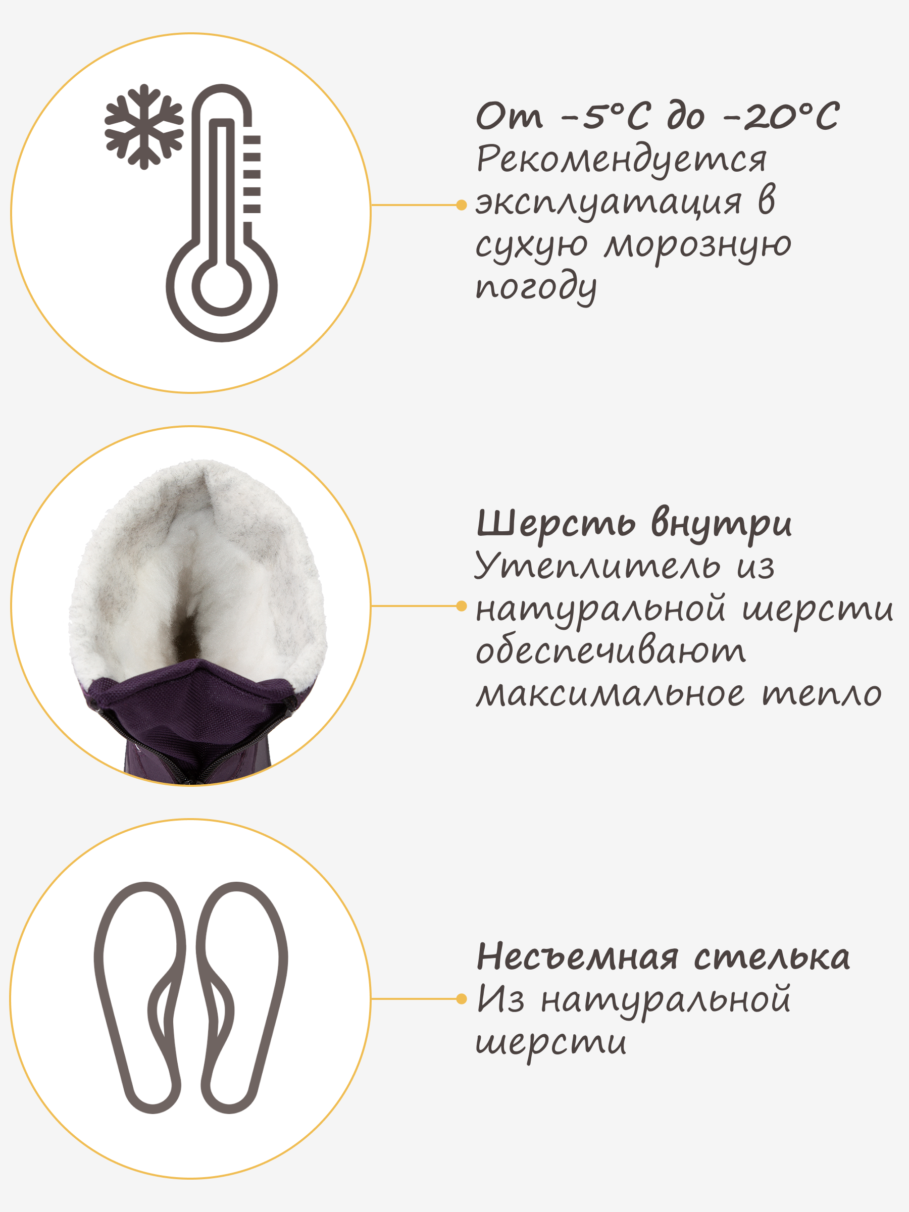 Сноубутсы GUSTI F09708AGUS00213109 - фото 4