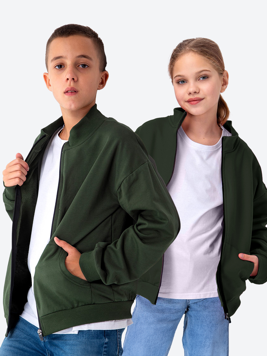 Толстовка HappyFox HF00159т.хаки - фото 3